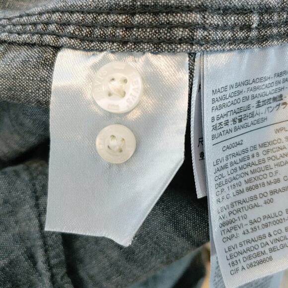 Levi's Men's Modern Fit Long Sleeve Button Up Shirt Sz XL - Picture 11 of 13
